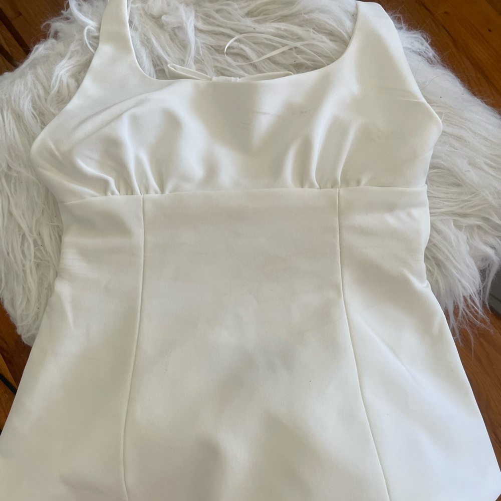 NWT Zara Elegant White Sleeveless Top